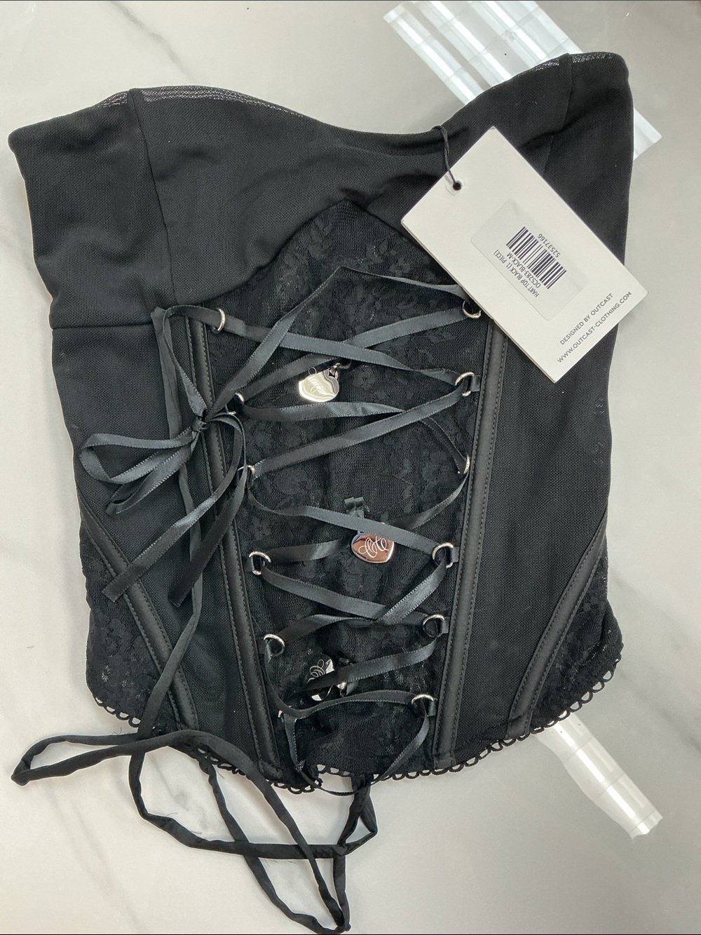 OUTCAST Hart Top Black NWT - Picture 8 of 10